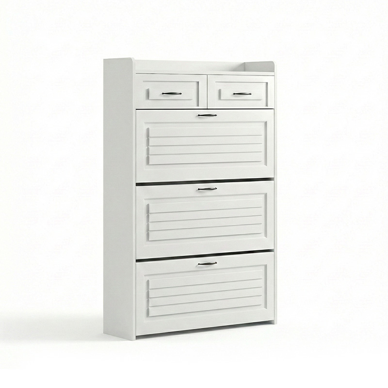 Sapateira Organizadora com 3 Portas 2 Gavetas Compacta